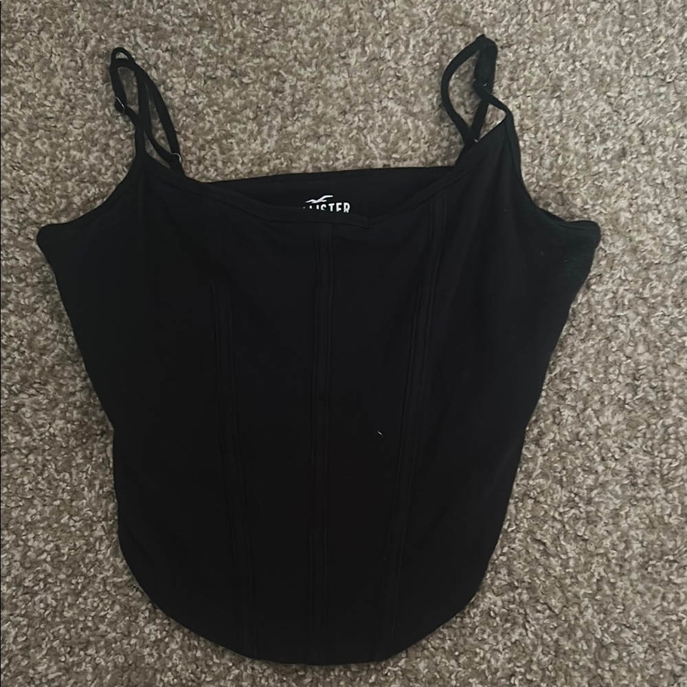 Hollister Black Fitted Camisole Top